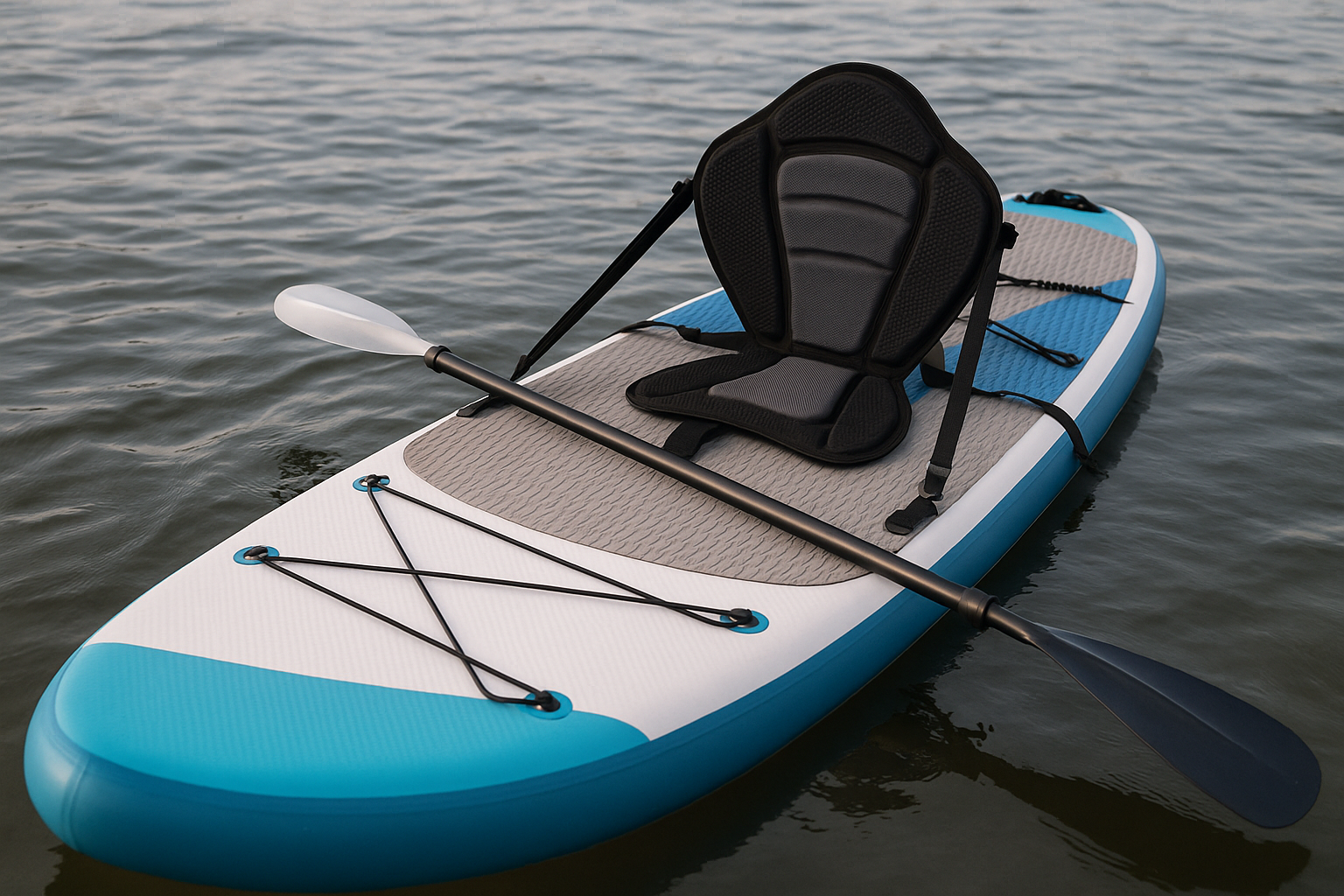 Tavola SUP con sedile da kayak
