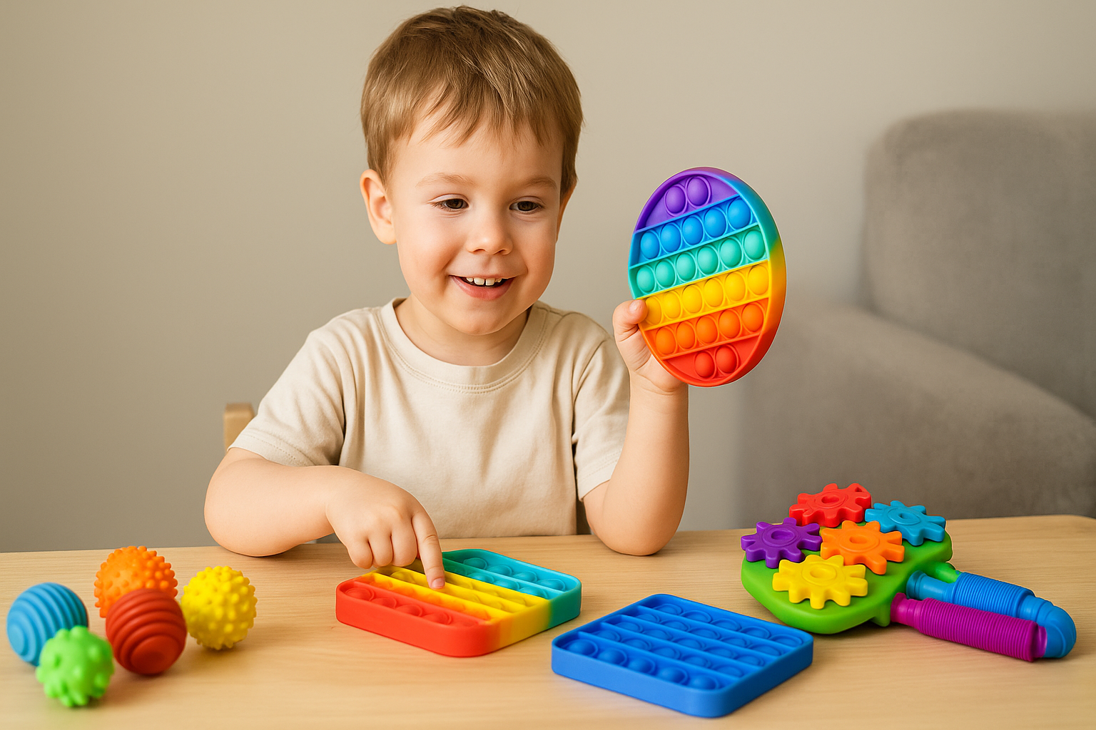 Giochi sensoriali per bambini di 3 anni