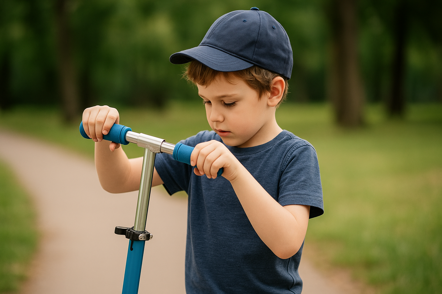Altezza del manubrio nel monopattino per bambini