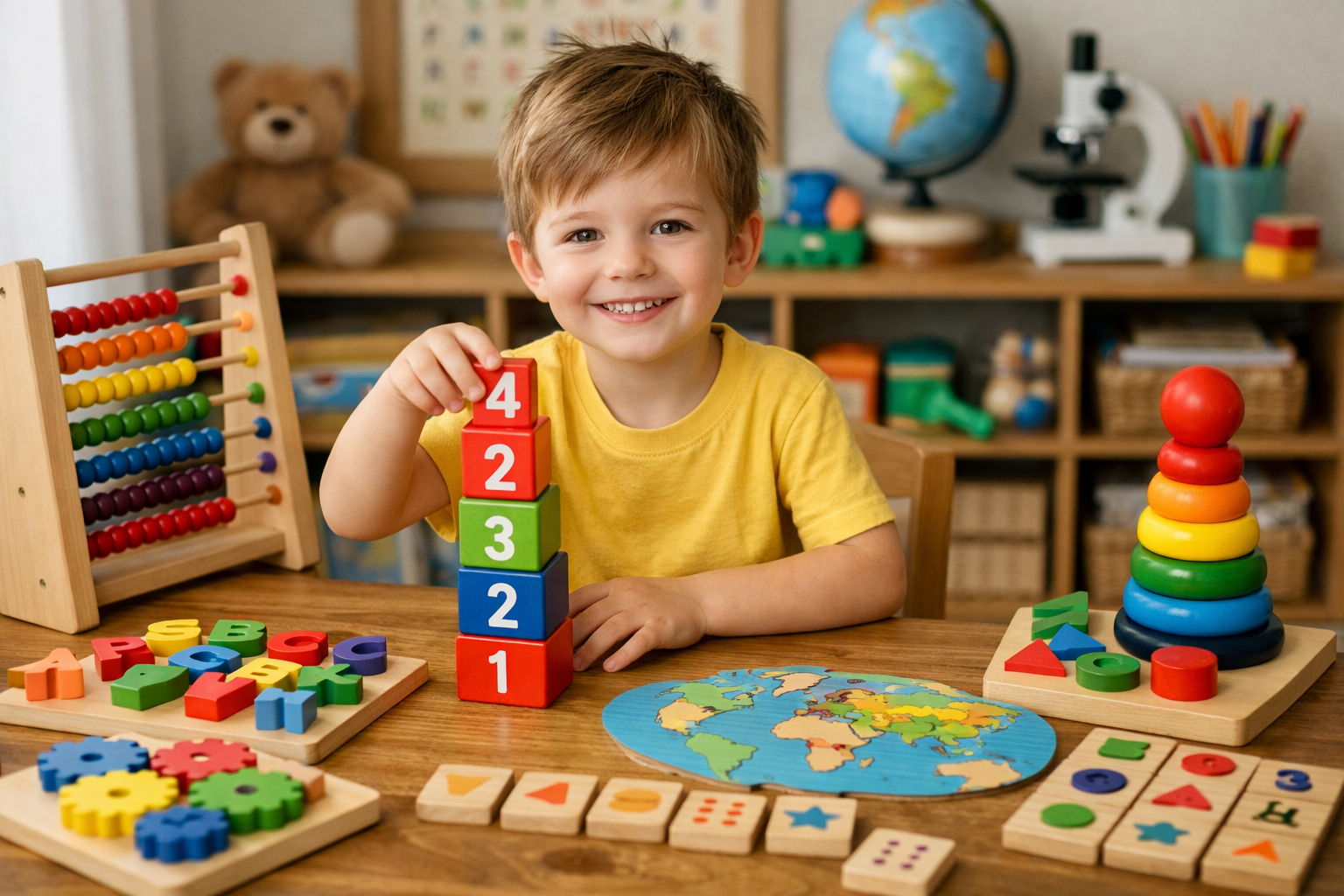 Quali sono i giochi educativi per bambini di 4 anni?