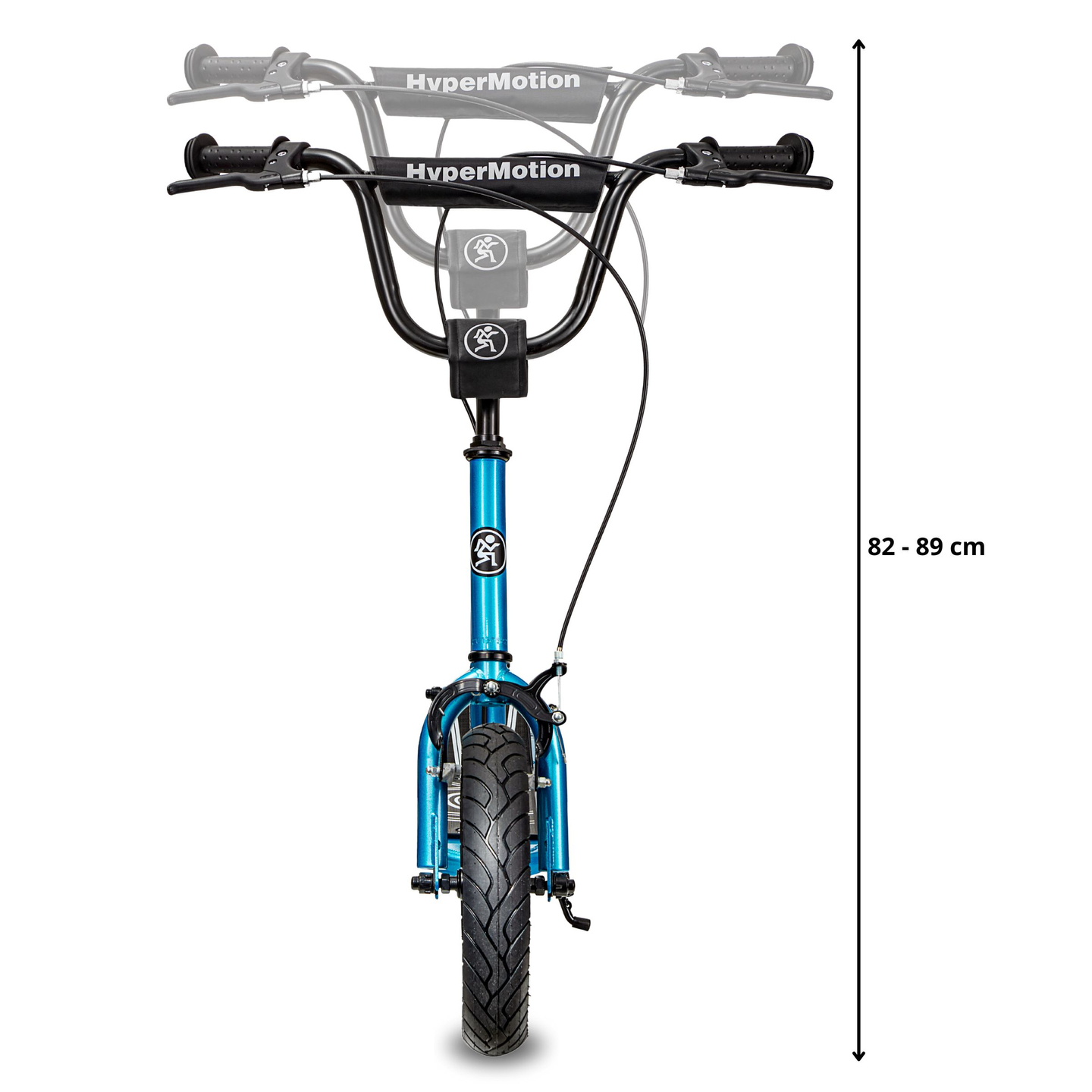 Monopattino HyperMotion RUBY 12 (ruote gonfiabili da 30 cm) - Blu