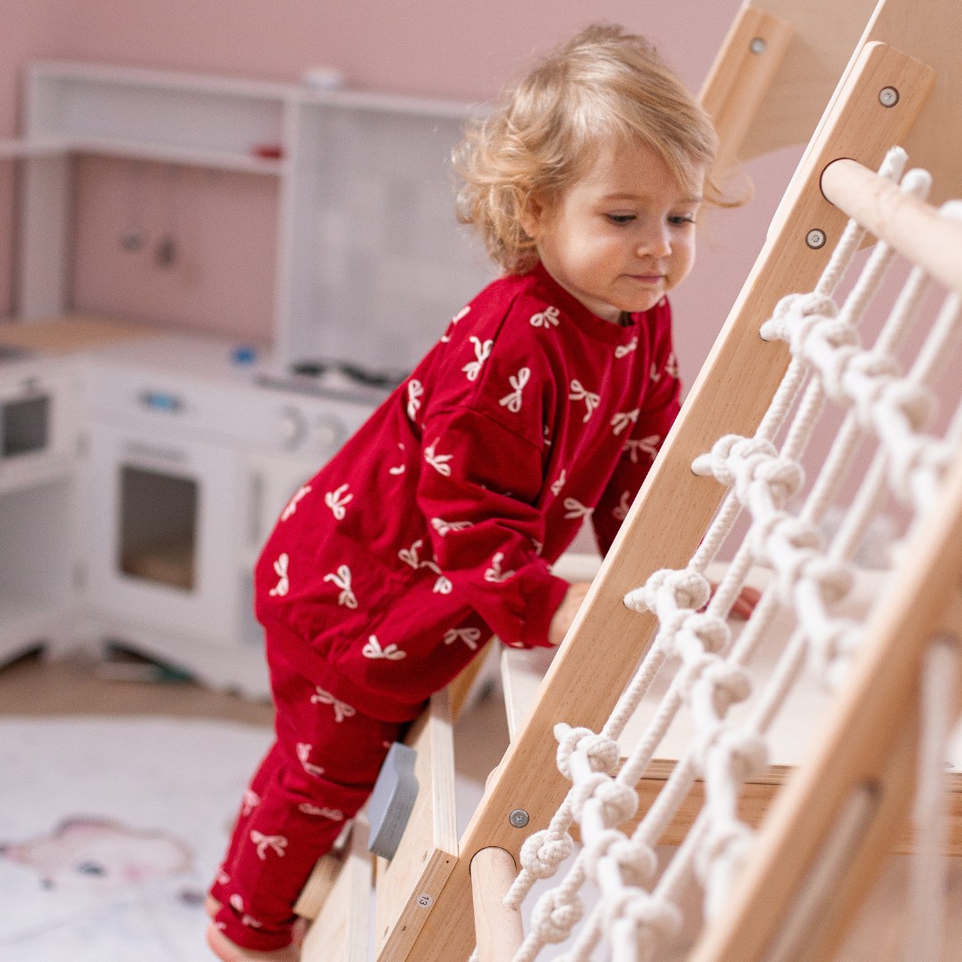 Parco giochi in legno XL 5in1