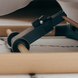 Sedia a dondolo 2 in 1 Moby- Sistema LILY - grigio