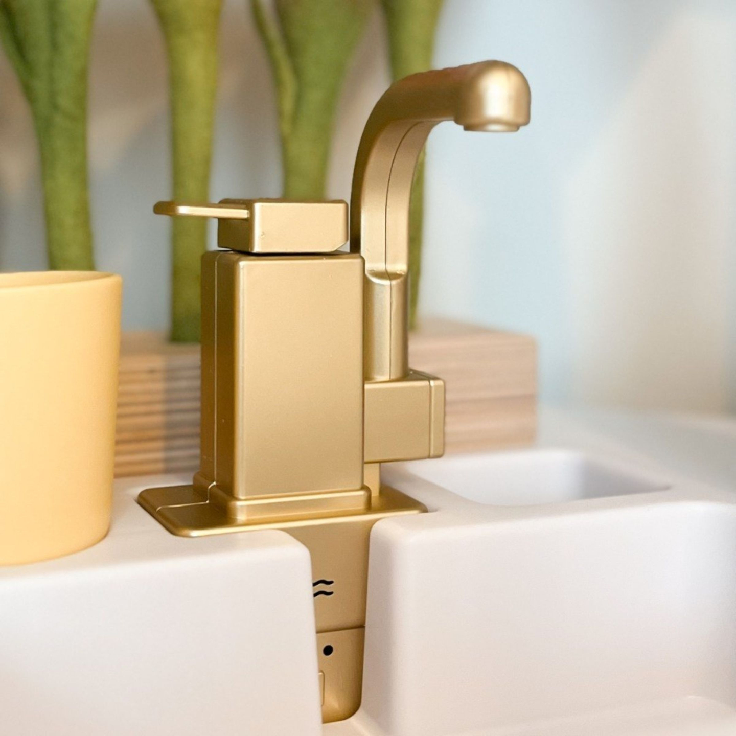 XXXXL grande cucina interattiva in legno con illuminazione a LED, lavatrice, macchina del caffè a microonde e set di frutta e verdura - 50 elementi