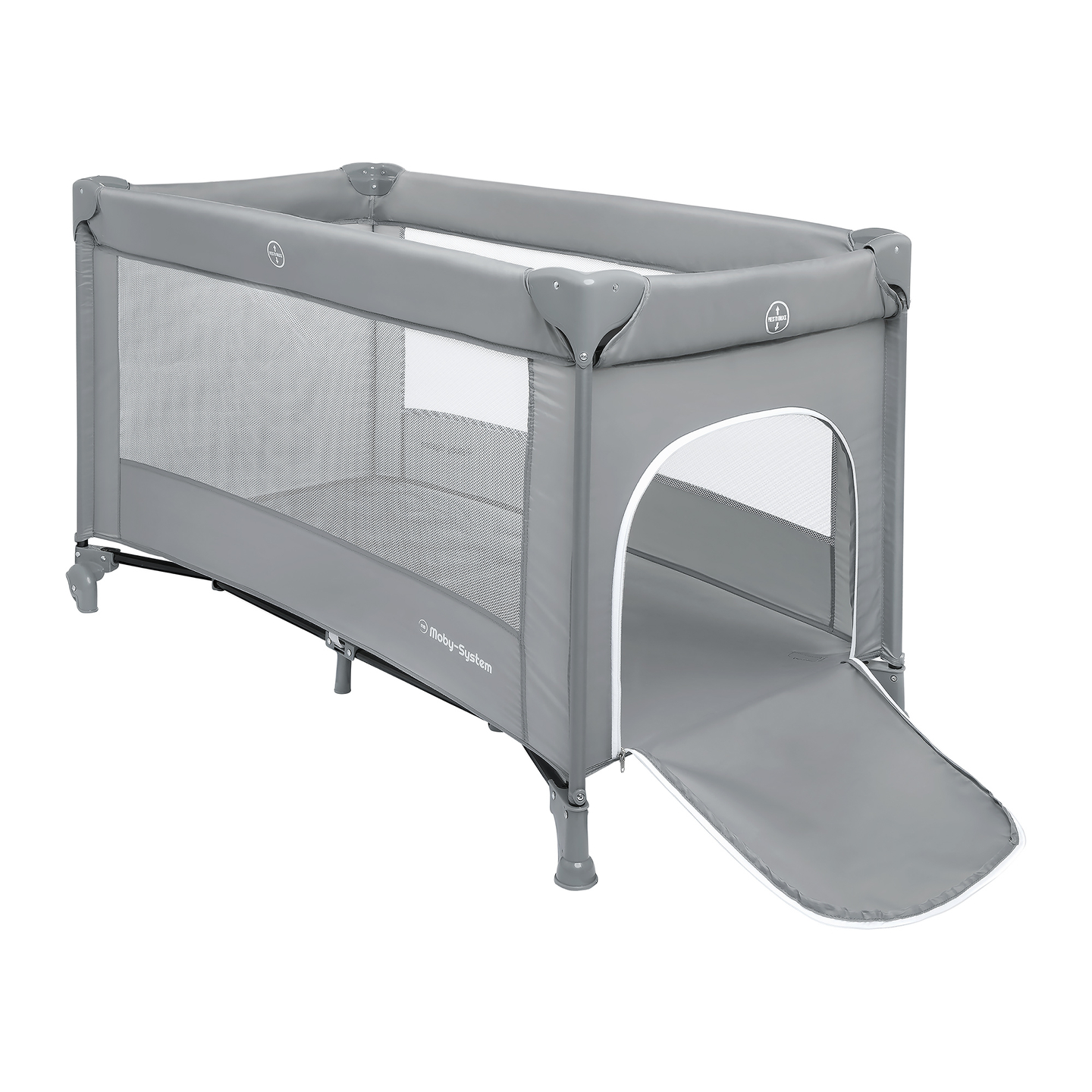 Lettino da viaggio Happy Traveller BASIC - grigio