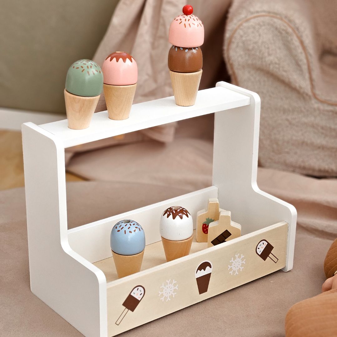 Gelateria in legno - gelateria