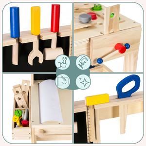 Set fai da te in legno XXL - 75 pezzi