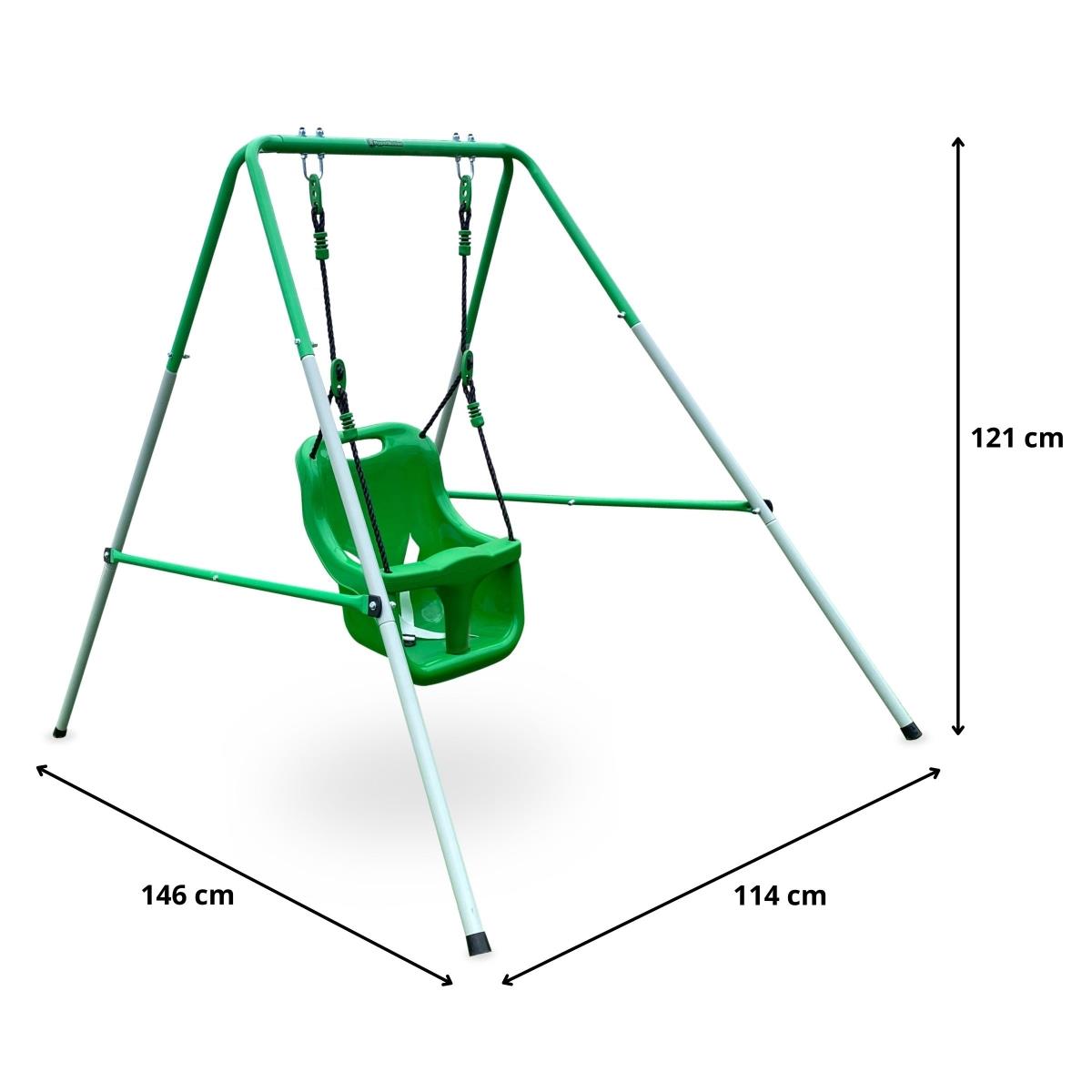 Altalena per neonati e bambini piccoli con cintura di sicurezza