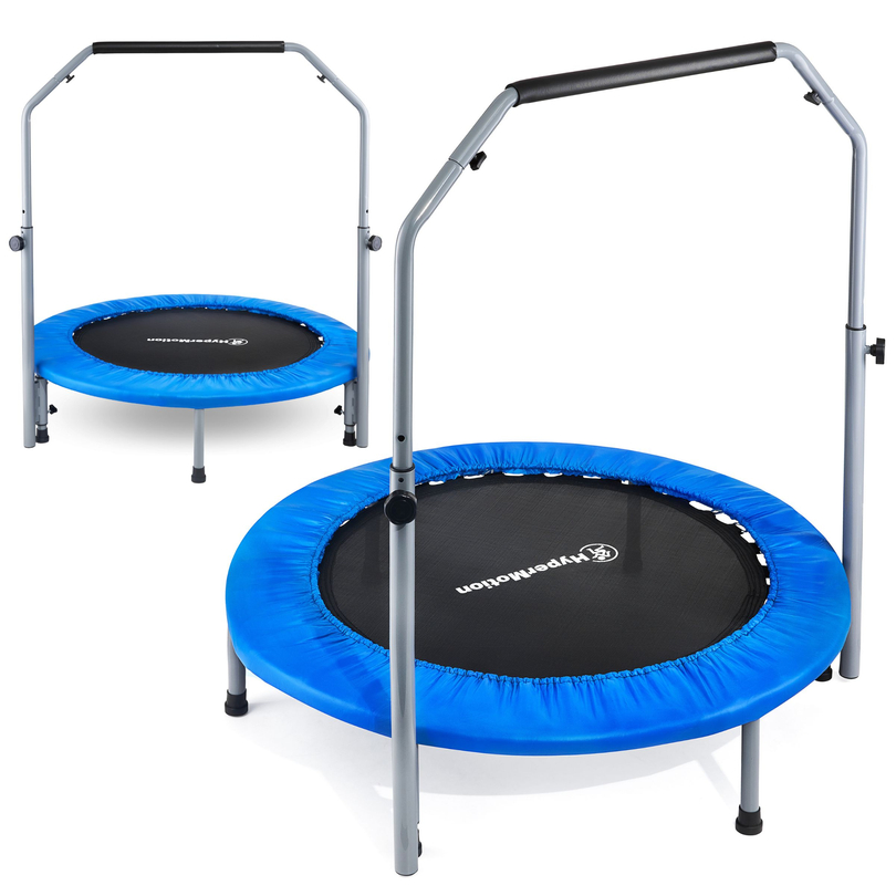 Trampolino con maniglia - 97 cm - per bambini, ragazzi e adulti - casa e giardino