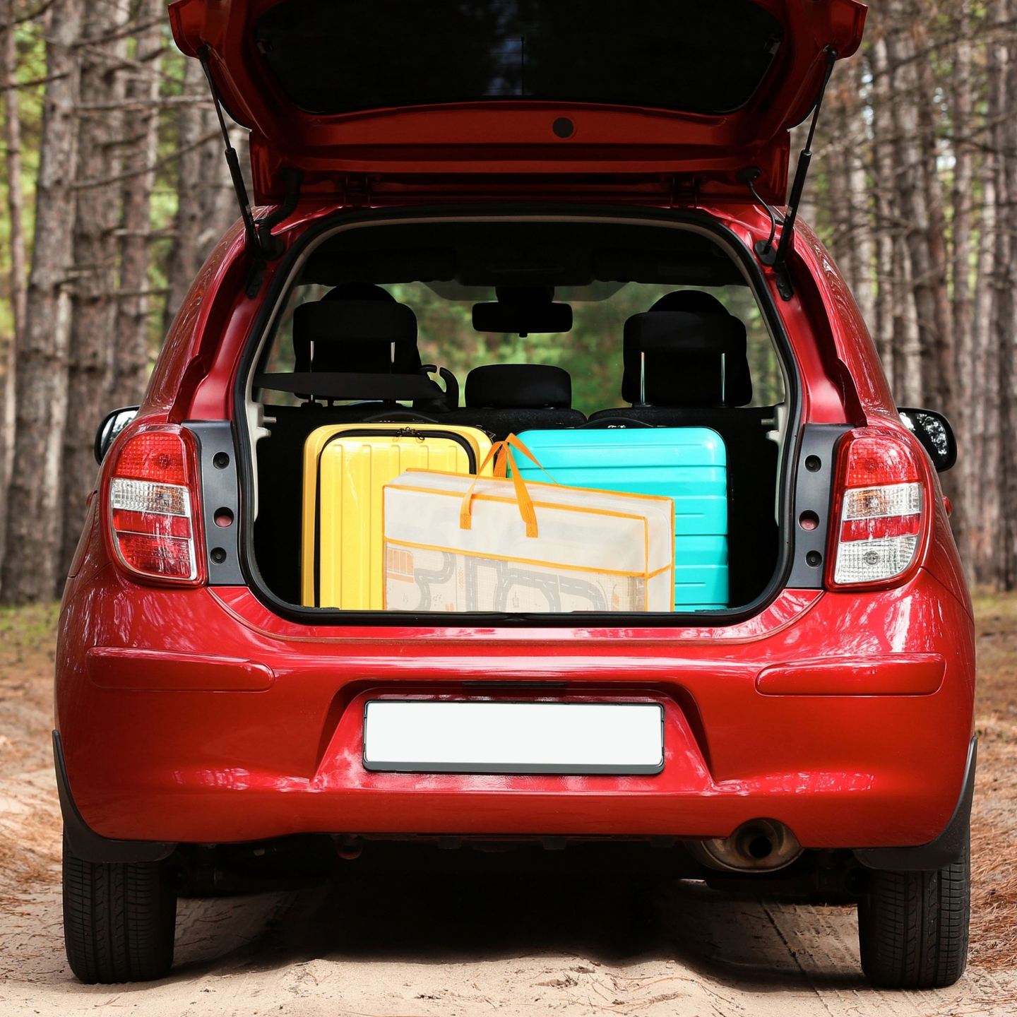 Tappetino in schiuma pieghevole su entrambi i lati 180 x 120 x 1 cm - Magic Forest/Autumn Streets - boho