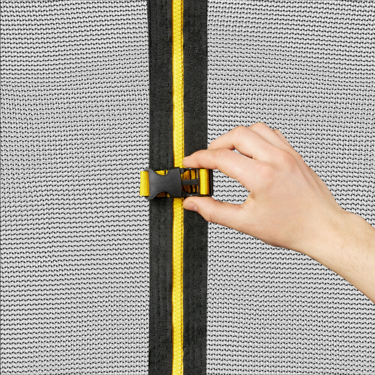 Trampolino da giardino XL per bambini HyperMotion - 305 cm 10FT - con scala e rete interna - per casa e giardino