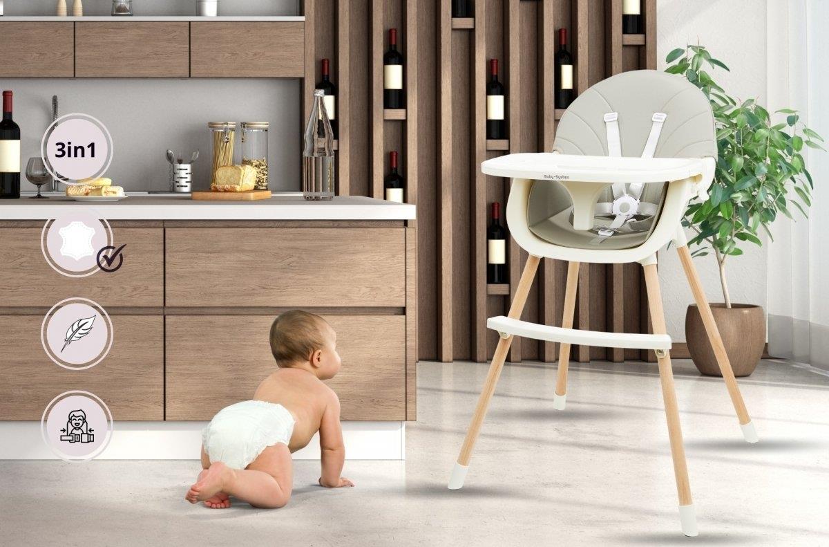AMELIA sedia per allattamento 3in1 Moby-System, grigio