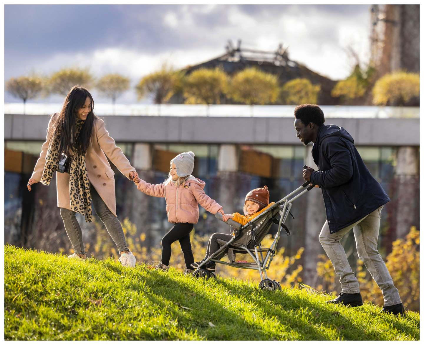 Carrozzina leggera, Moby-System Barton colore: grigio