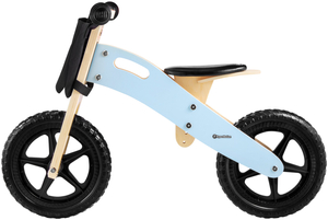 Bicicletta di legno HyperMotion LEXI - ruote in schiuma, super leggera - blu