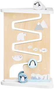 Tavola di legno per la manipolazione sensoriale su due lati