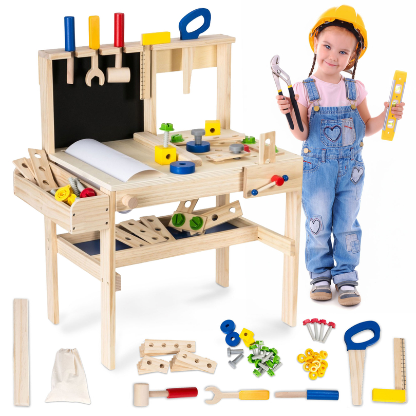 Set fai da te in legno XXL - 75 pezzi