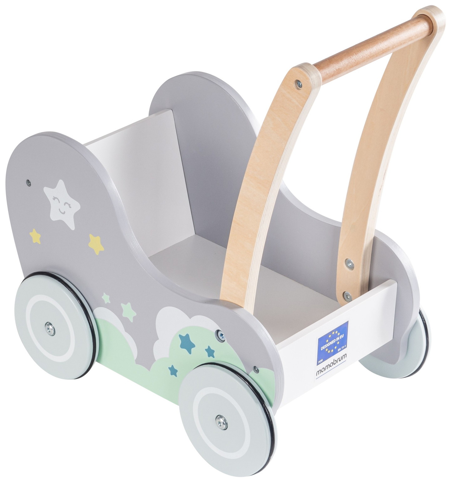 Girello in legno per passeggini