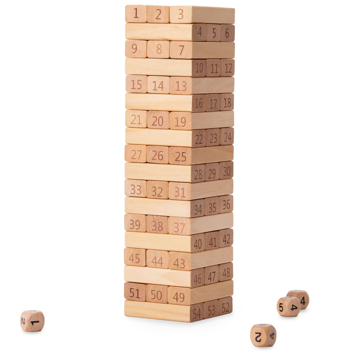 Blocchi - gioco arcade in legno Torre - Numeri