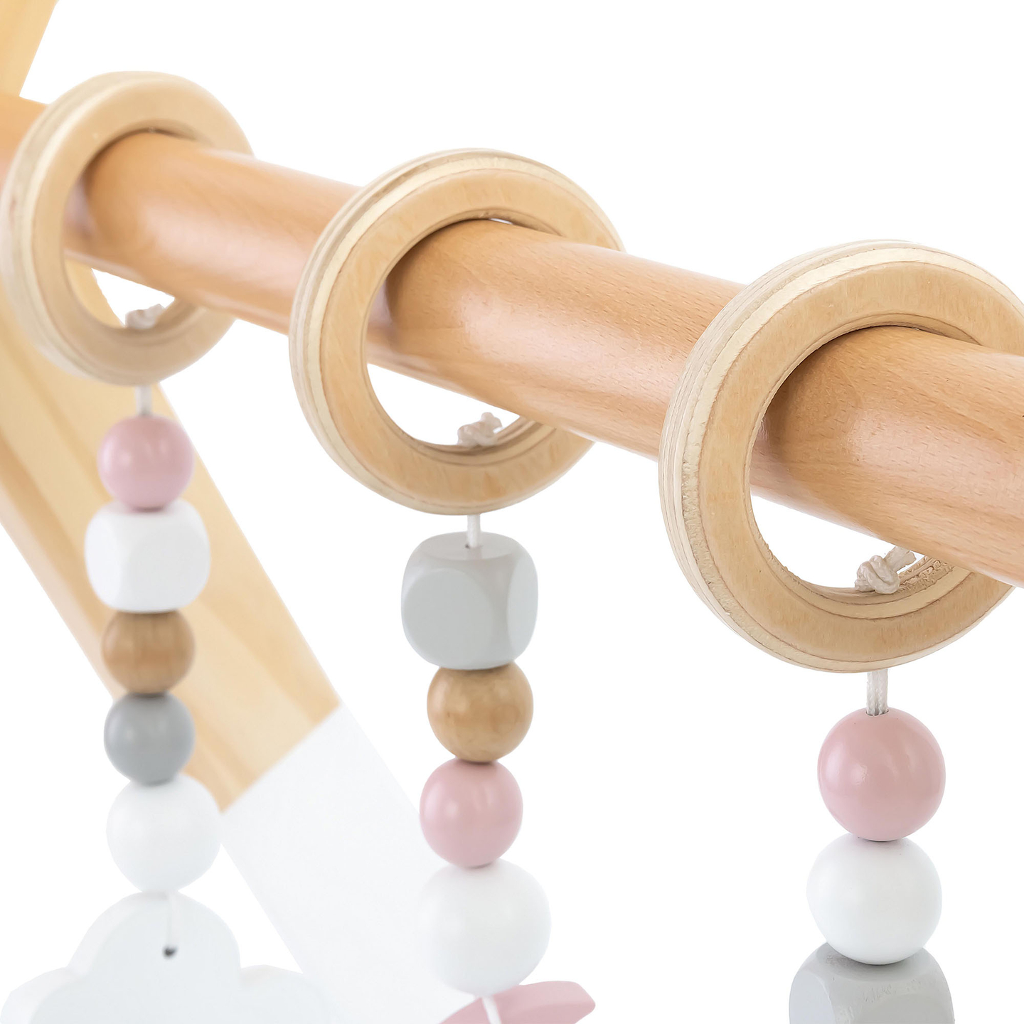 Baby Gym, stand educativo in legno - colore bianco