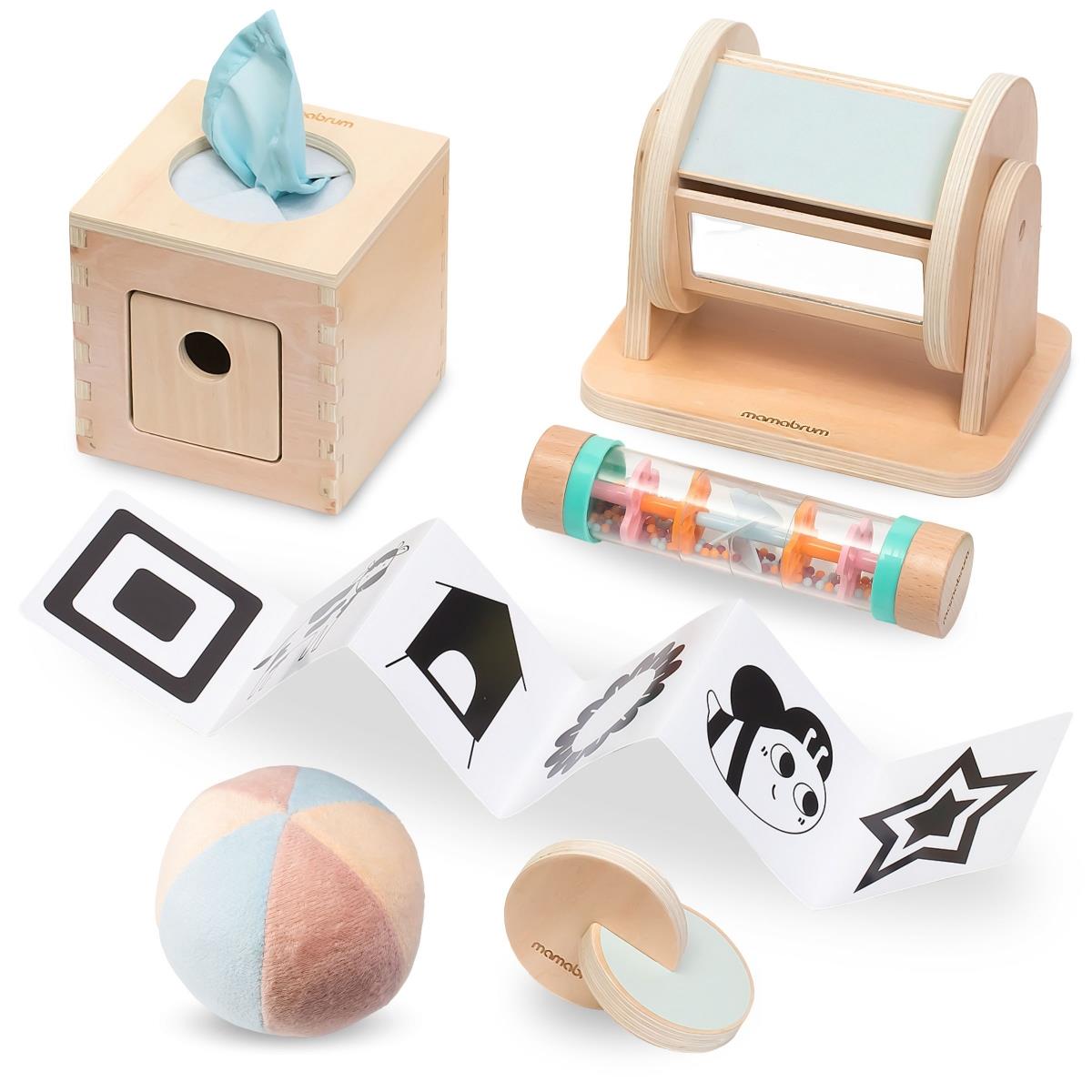 Set di giocattoli Montessori per bambini 0-6 mesi