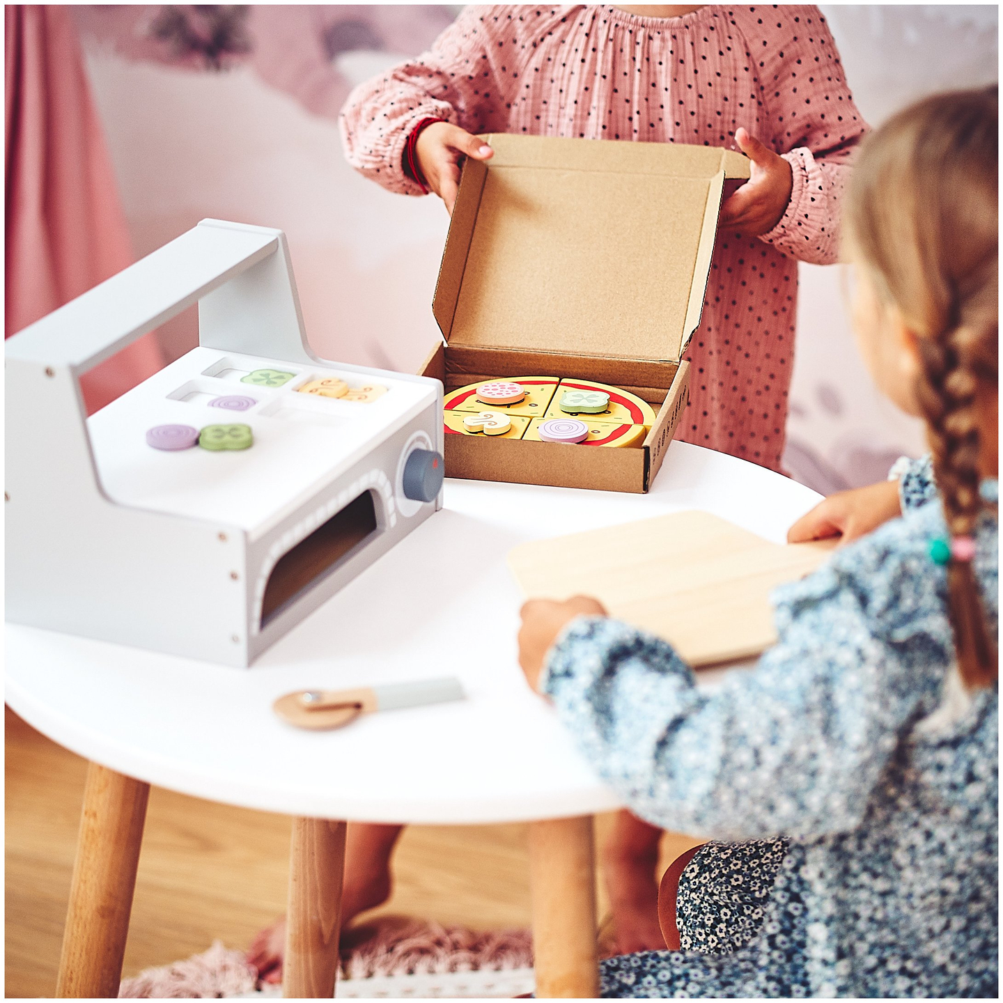 Set da forno per pizza in legno