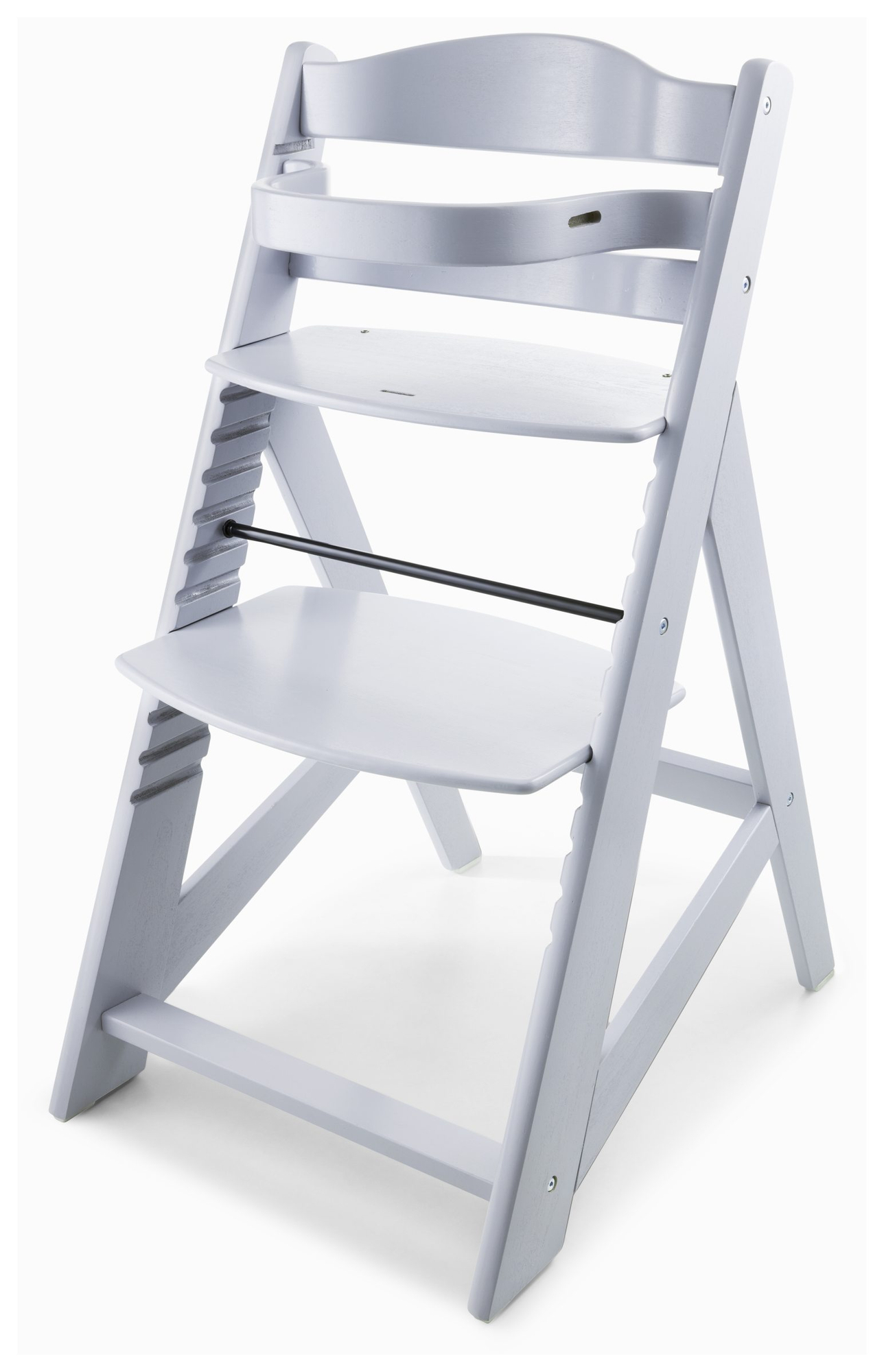 Sedia per alimentazione in legno Moby-System WOODY - colore grigio