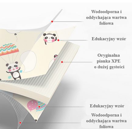 Tappeto biadesivo XXL - rotolo 2 CM (foresta e zigzag)