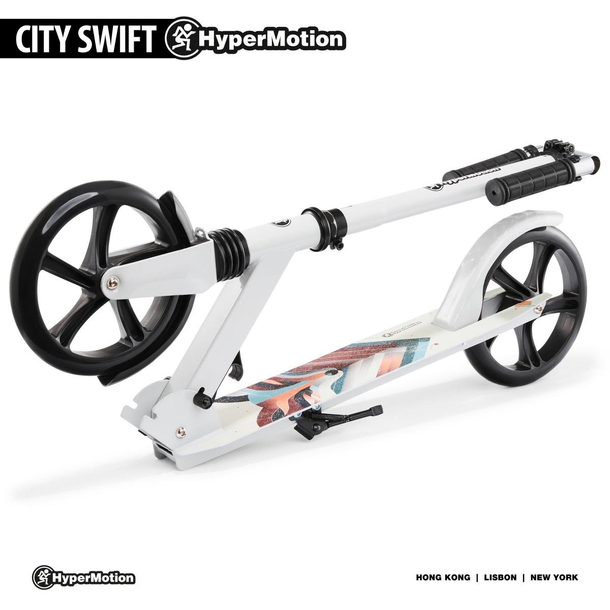 Scooter a due ruote per giovani adulti - con ammortizzatore - Hypermotion CITY SWIFT Winter Fox - 100kg