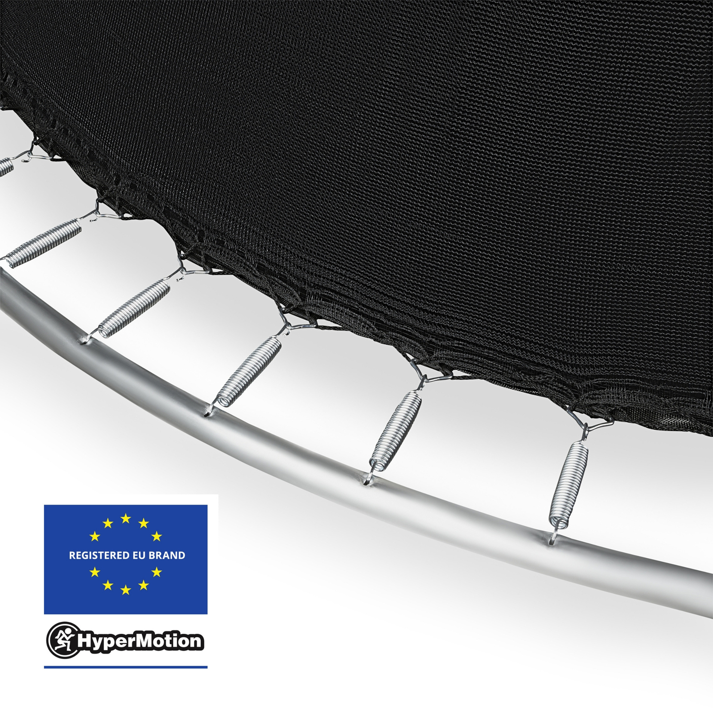 Trampolino da giardino per bambini HyperMotion - 244 cm 8FT - con scaletta e rete interna - per casa e giardino