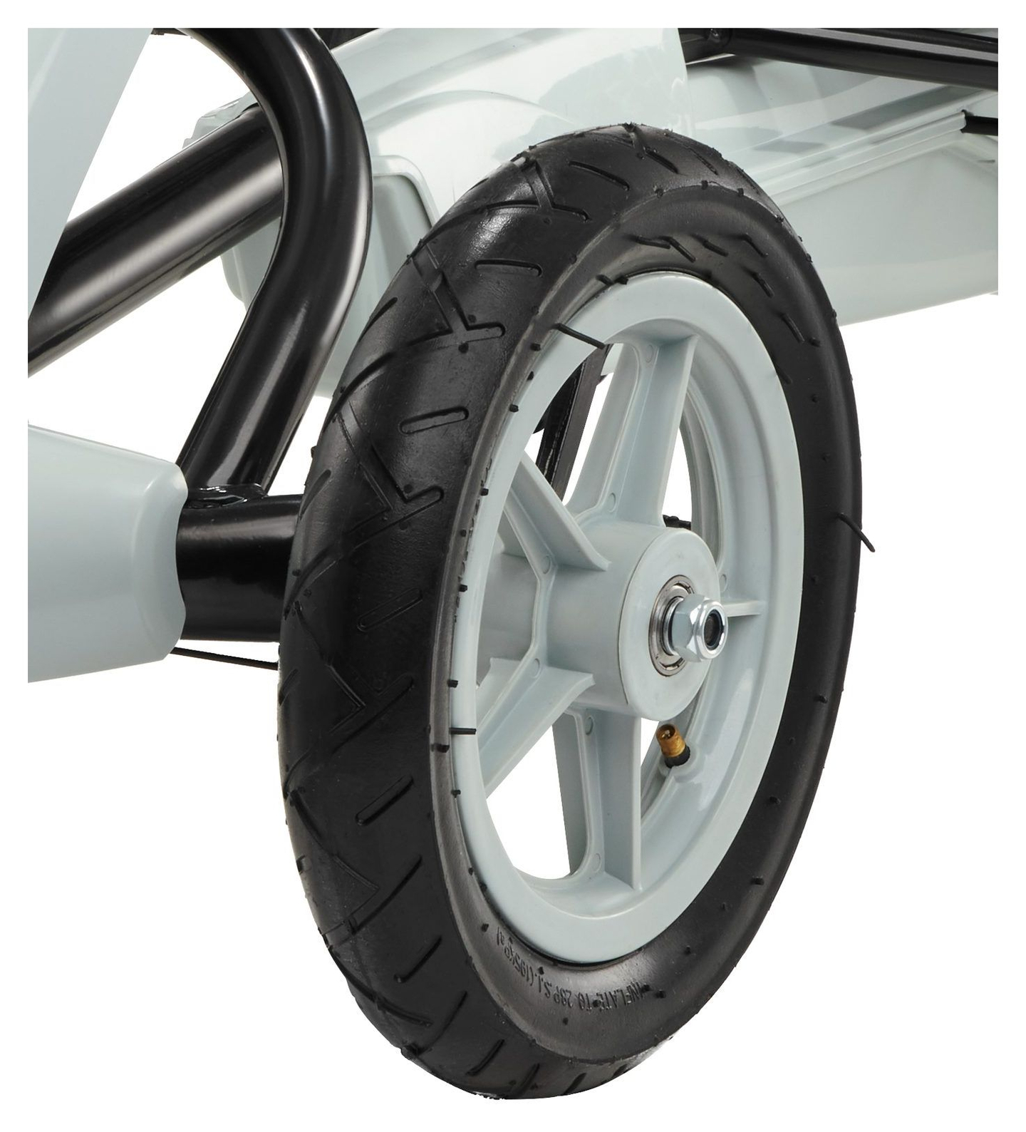 Go-kart a pedali EVOQUE per bambini da 5 a 8 anni - grigio