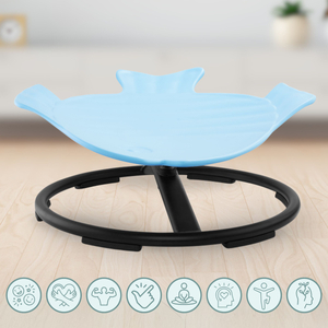 Mini giostra per bambini Pesce - blu