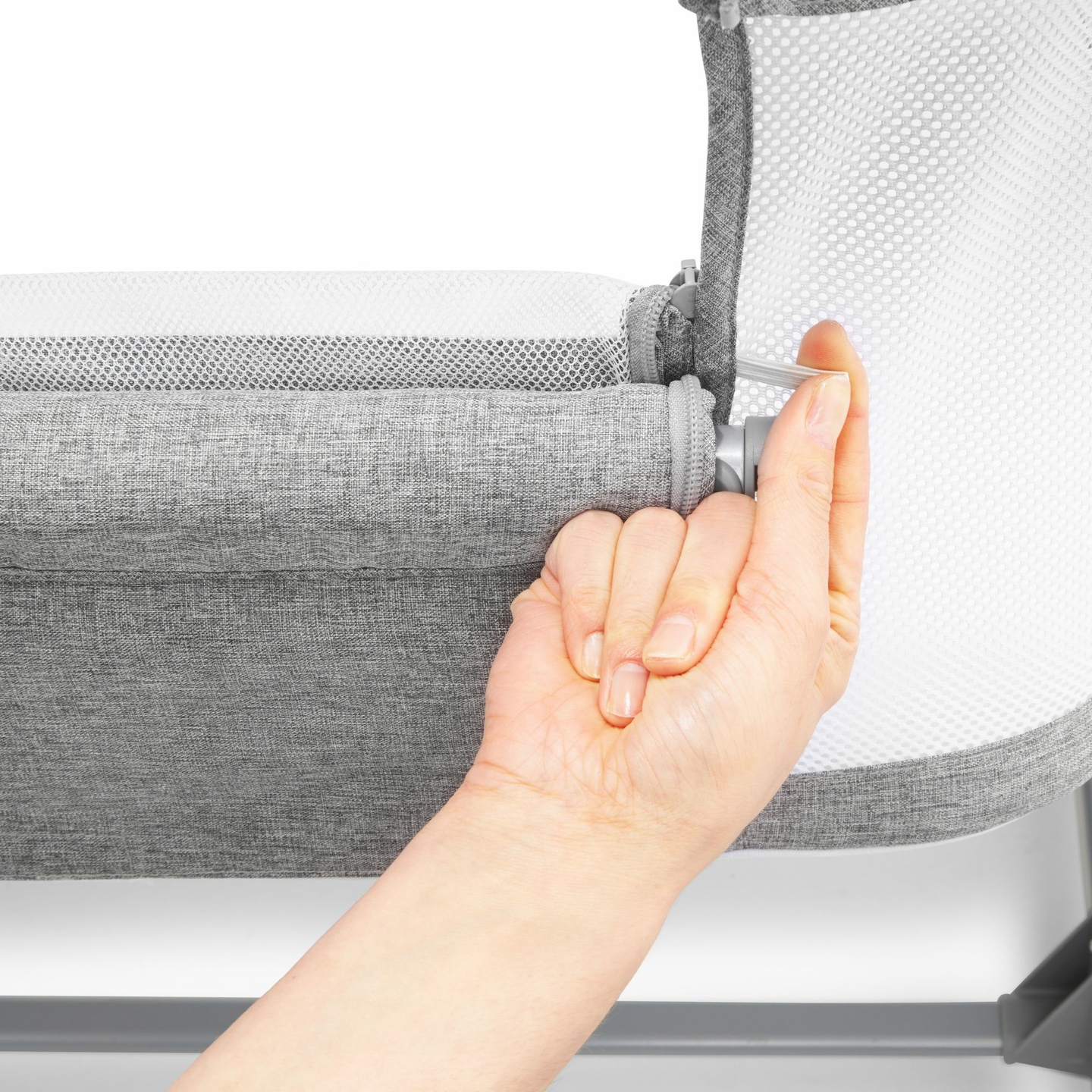 Culla allungabile Moby-Sistema LUNA 3in1 - grigio