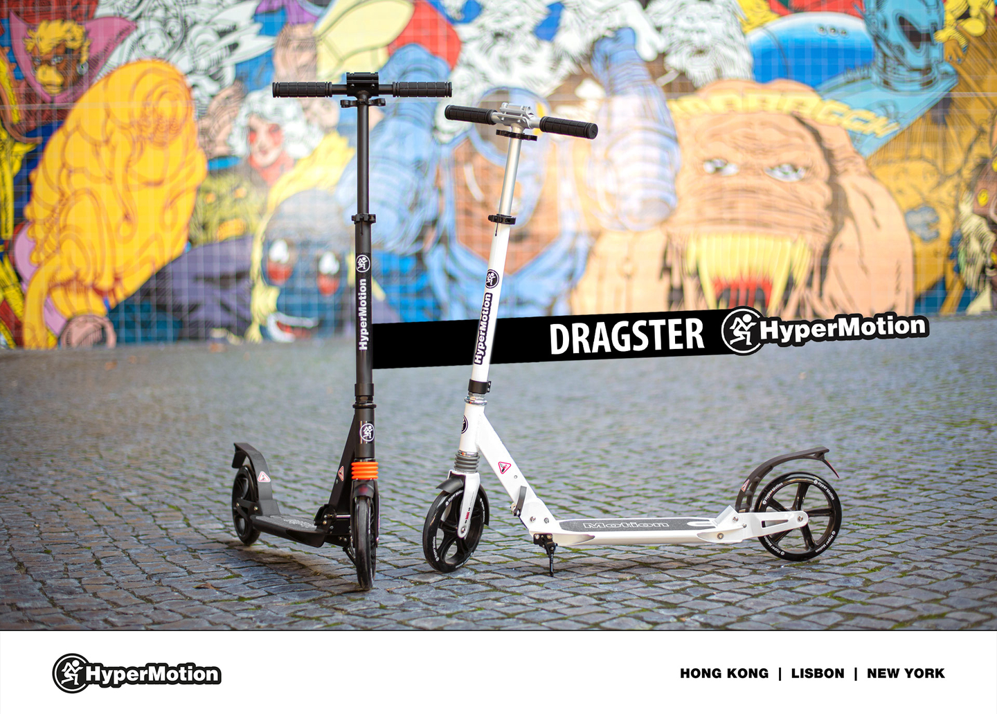 HyperMotion DRAGSTER scooter da città Nero