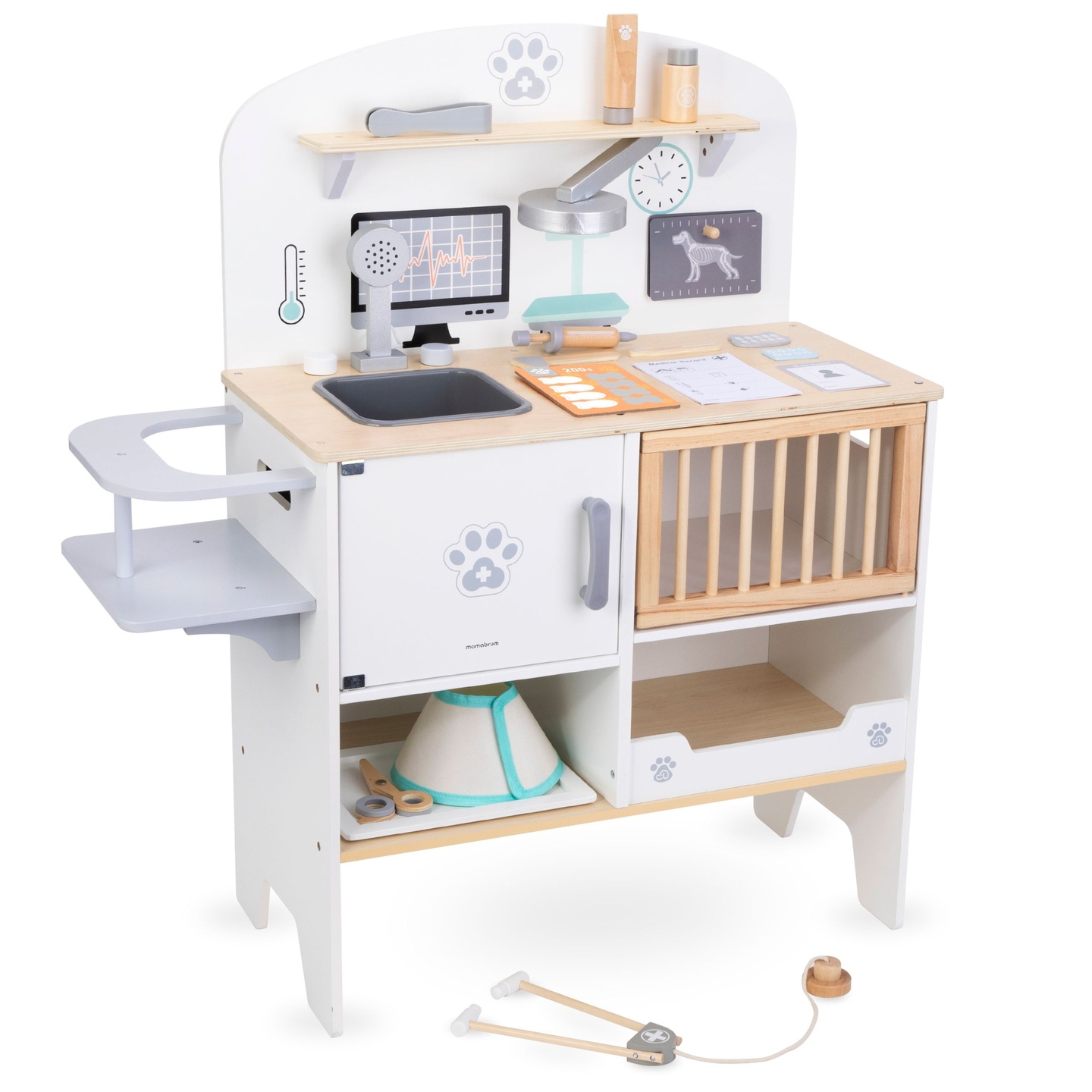 Ospedale per animali - set in legno