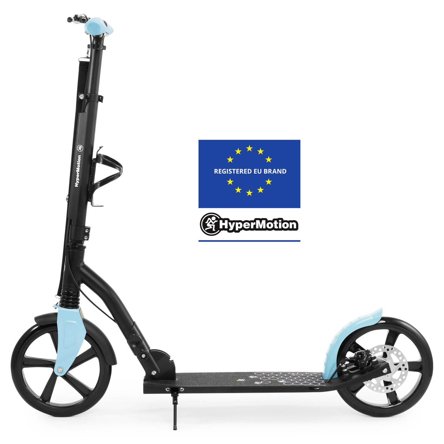 Scooter da città a due ruote HONEYBEE Blue HyperMotion 100kg - interamente in alluminio, ruote grandi da 250mm