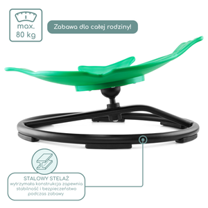 Mini giostra per bambini Pesce - colore verde