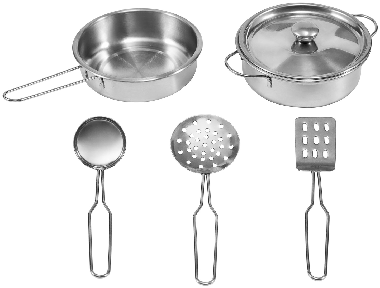 Grandi accessori da cucina in legno bianco e grembiule