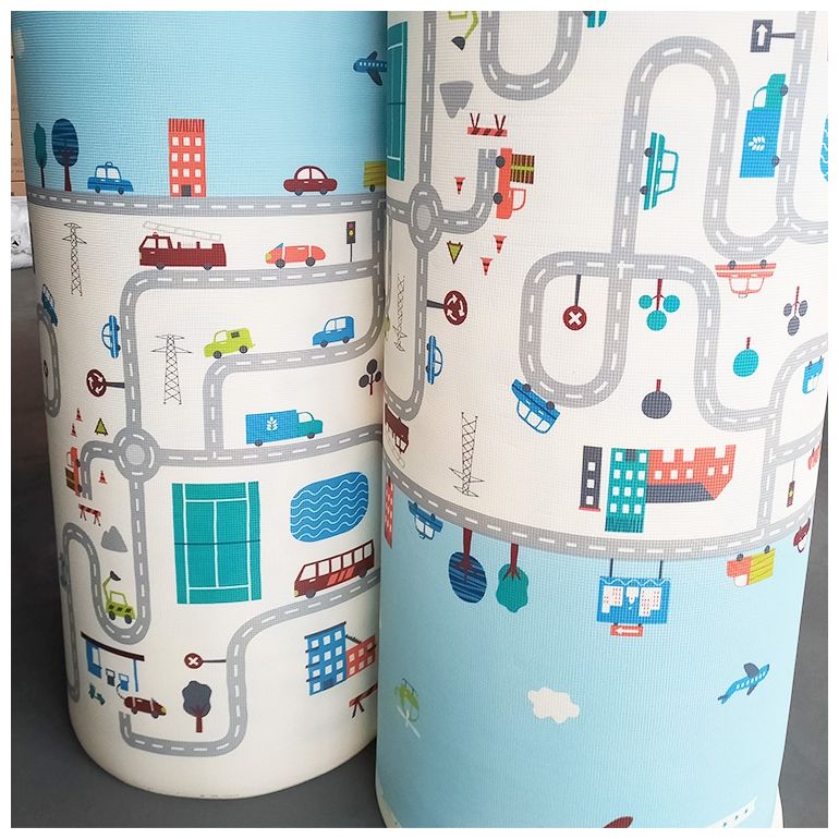 Tappeto biadesivo XXL - rotolo 2 CM (strada e zigzag)