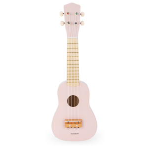 Chitarra di legno per bambini - ukulele - colore rosa