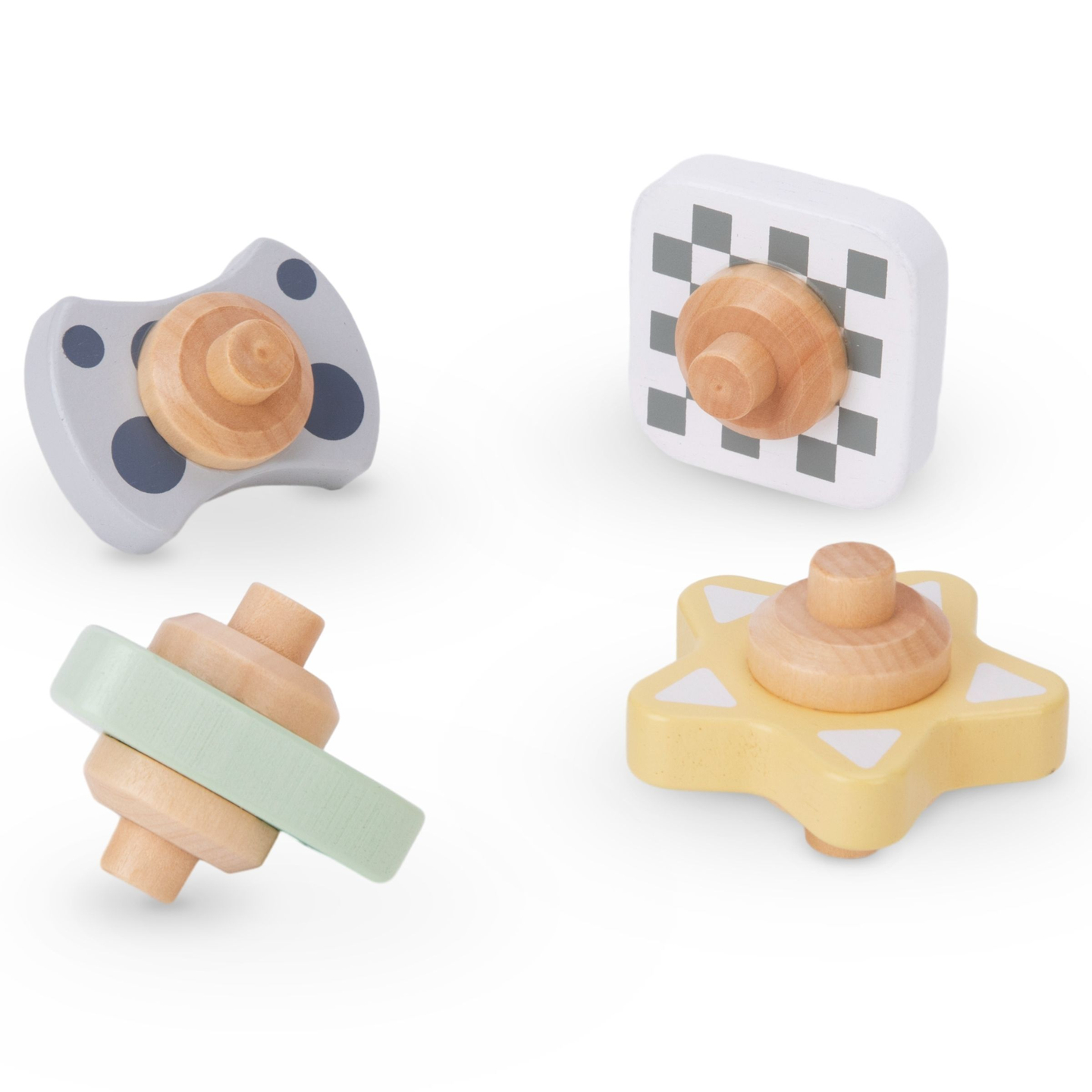 Ampio vicolo cieco in legno - scivolo con elementi rotanti