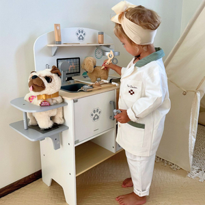 Ospedale per animali - set in legno