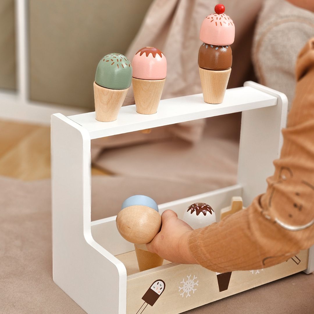 Gelateria in legno - gelateria