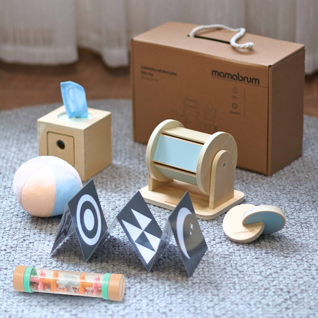 Set di giocattoli Montessori per bambini 0-6 mesi