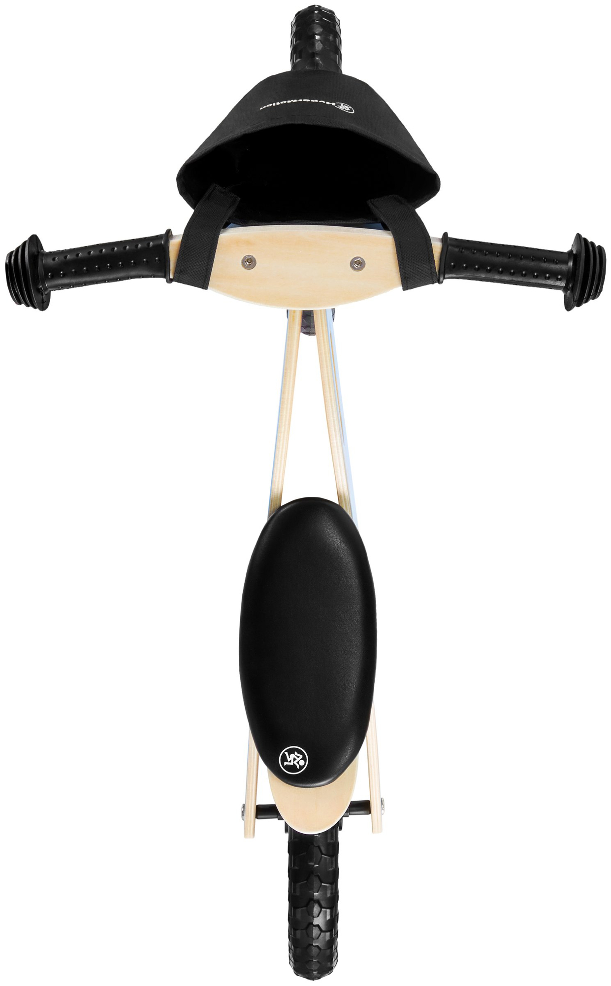 Bicicletta di legno HyperMotion LEXI - ruote in schiuma, super leggera - blu