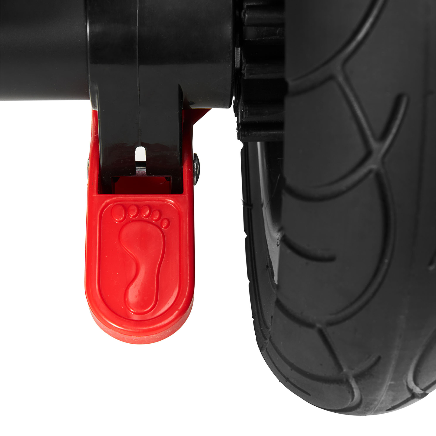 Triciclo per bambini 1-4 anni - TOBI FREY - colore grigio - girevole - ruote pompate + spingitore