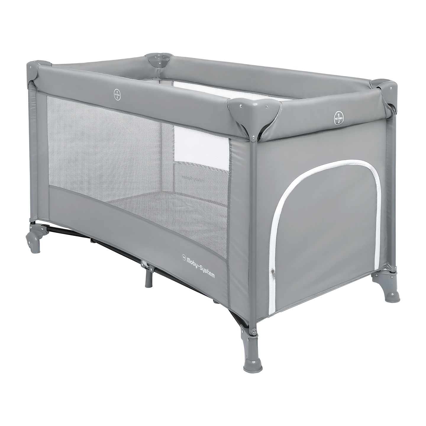 Lettino da viaggio Happy Traveller BASIC - grigio