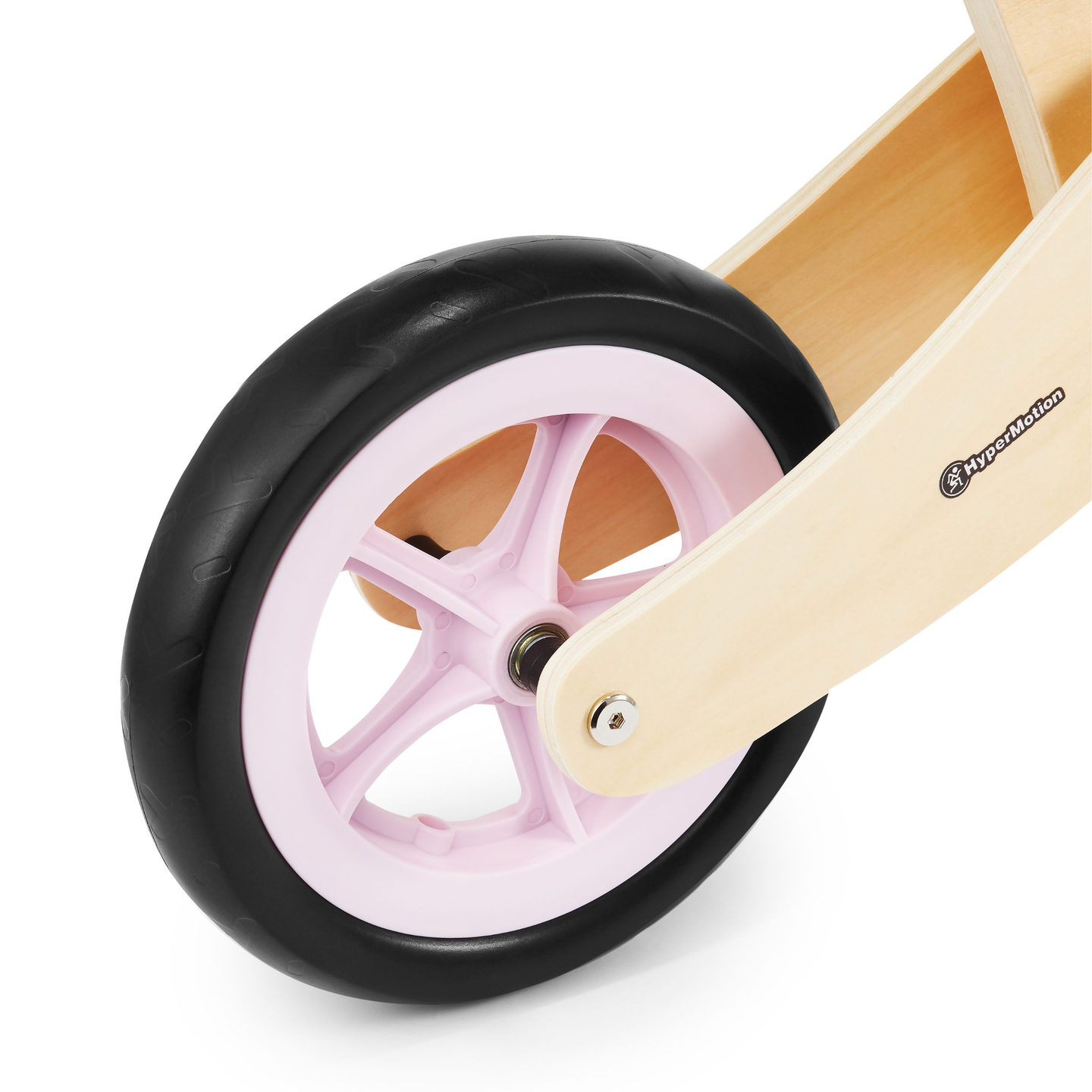Triciclo in legno e bici senza pedali 2in1 - HyperMotion PERCY - rosa