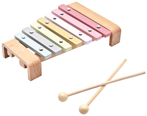 Dulcimer in legno - xilofono per bambini, colori dell'arcobaleno