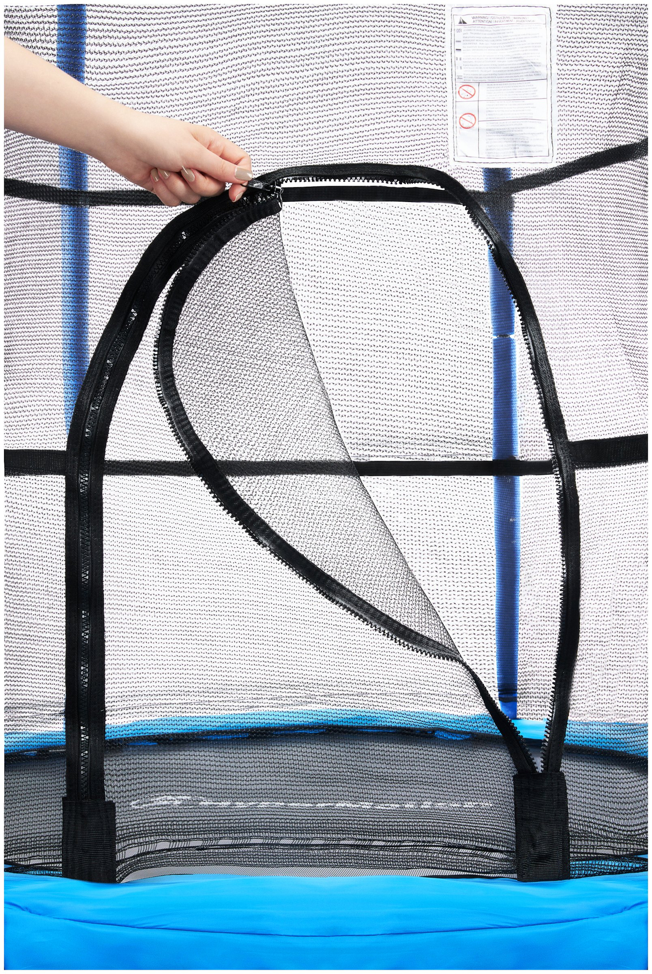 Trampolino domestico 140cm con rete di sicurezza - per bambini 3-6 anni