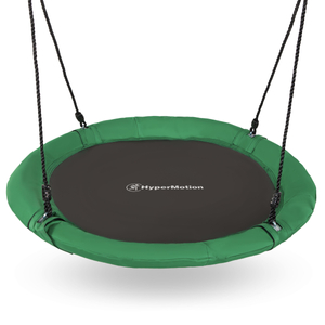 Altalena da giardino a nido di cicogna con telaio e corde